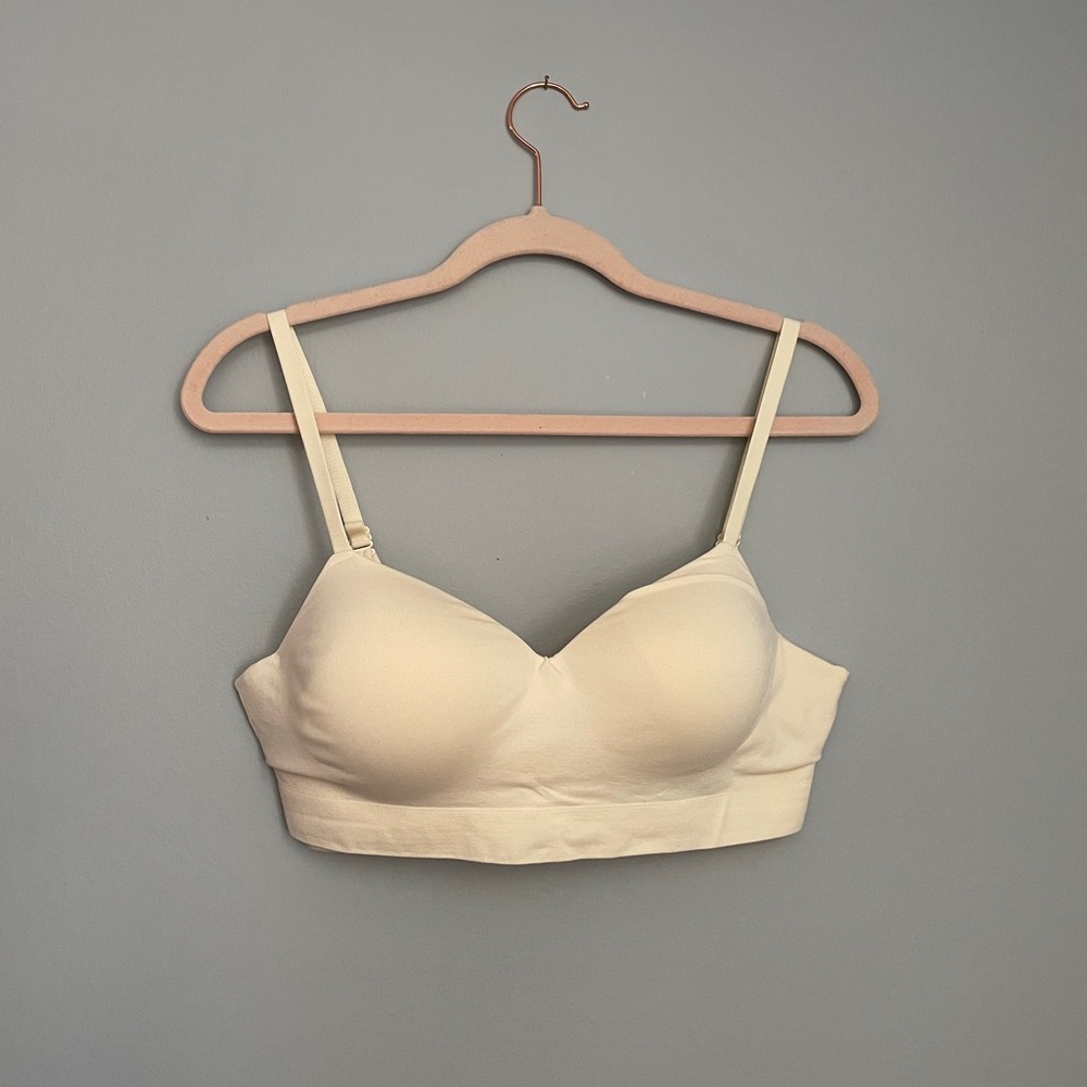 TrueKind Daily Comfort Bra | Large | Nude